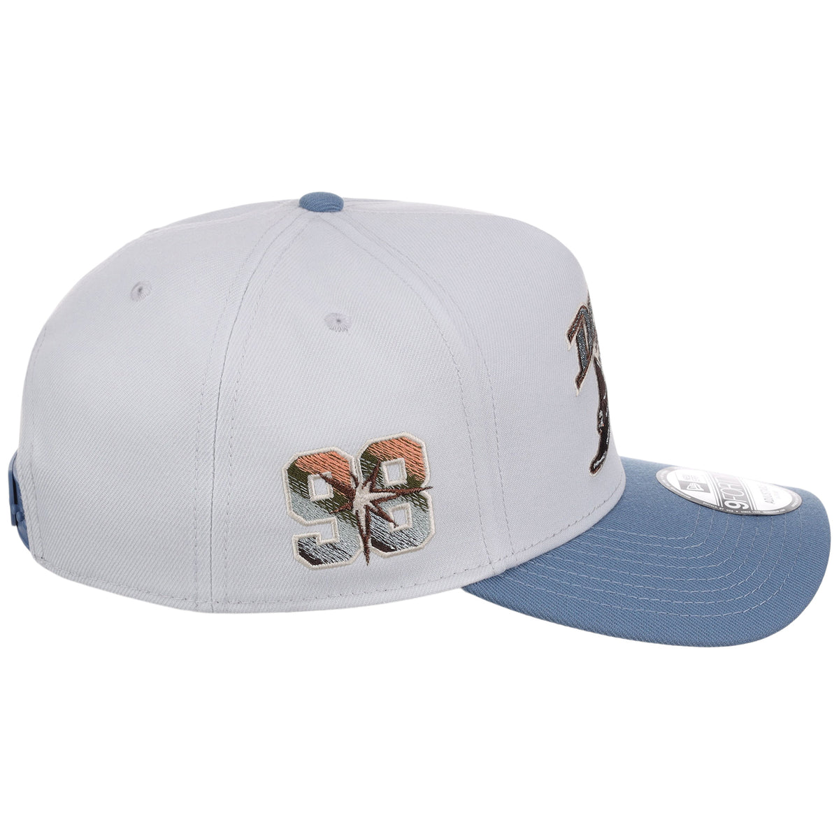 Tampa Bay Rays MLB Faded Spur New Era 9FORTY A-Frame