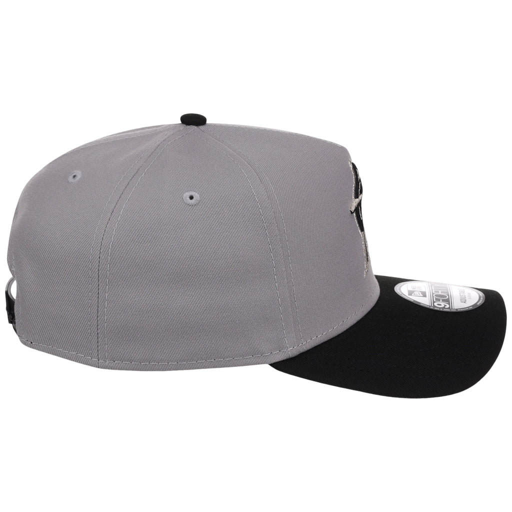 Miami Marlins MLB Gray x Black FASHION CORE New Era 9FORTY A-Frame