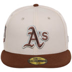 Oakland Athletics MLB Auburn Cream New Era 59FIFTY