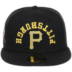 Pittsburgh Pirates MLB Flipmode 2.0 New Era 59FIFTY (Black/Black/Kelly Green)