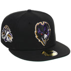 Baltimore Ravens NFL Black Dome New Era 59FIFTY