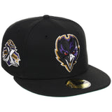 Baltimore Ravens NFL Black Dome New Era 59FIFTY