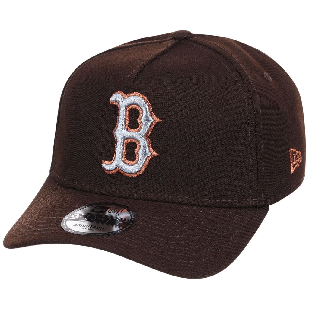Boston Red Sox MLB Frosted Bark New Era 9FORTY A-Frame