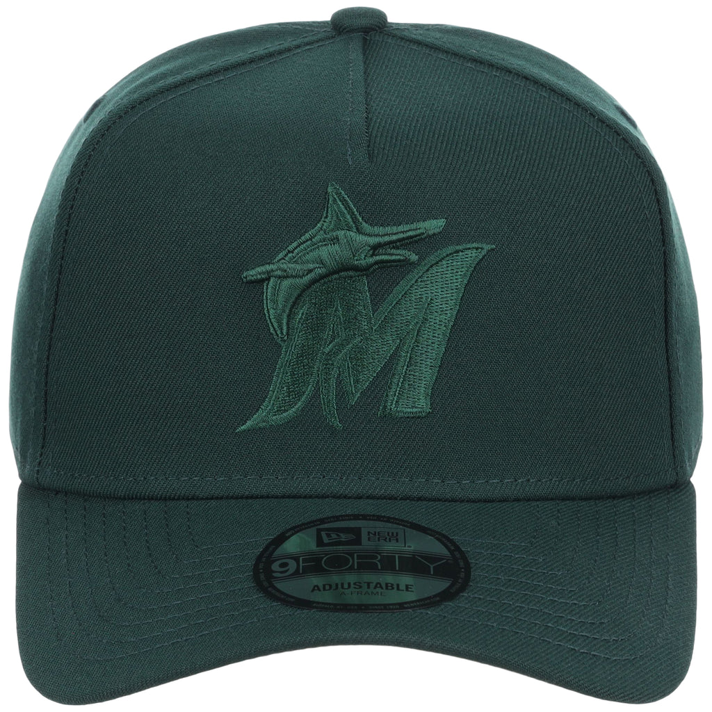 Miami Marlins MLB Dark Green FASHION CORE New Era 9FORTY A-Frame