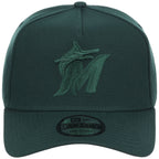 Miami Marlins MLB Dark Green FASHION CORE New Era 9FORTY A-Frame