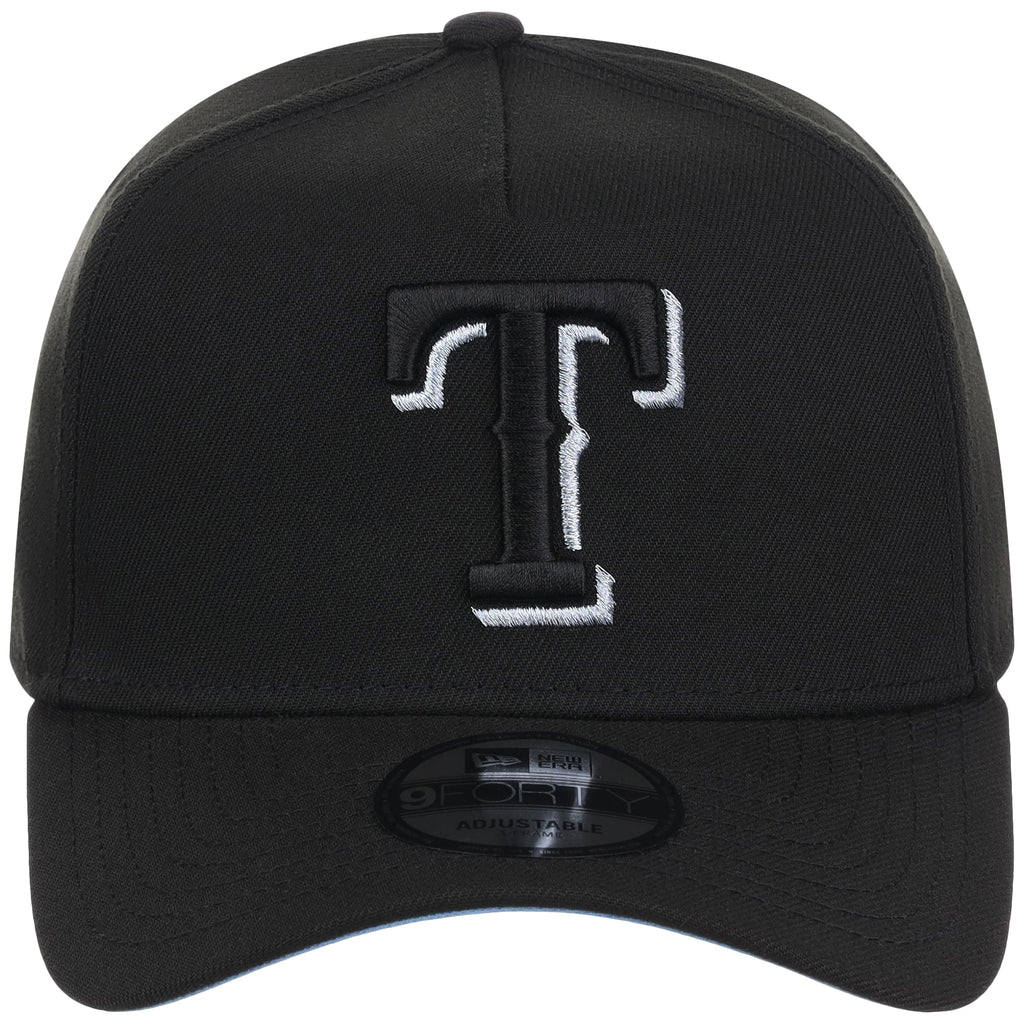 Texas Rangers MLB Black Sky FASHION CORE New Era 9FORTY A-Frame