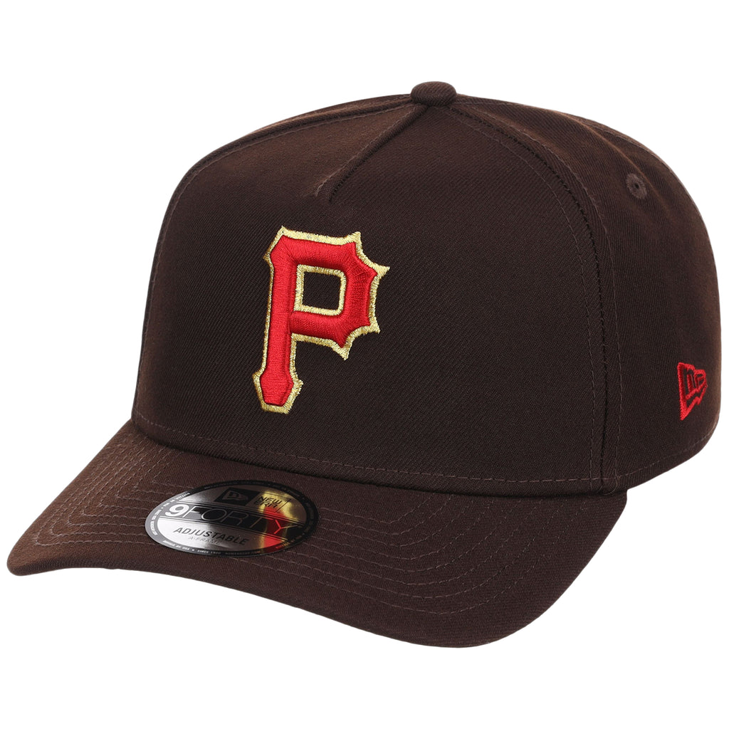 Pittsburgh Pirates MLB Burnt Wood FASHION CORE New Era 9FORTY A-Frame