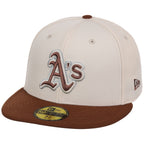 Oakland Athletics MLB Auburn Cream New Era 59FIFTY