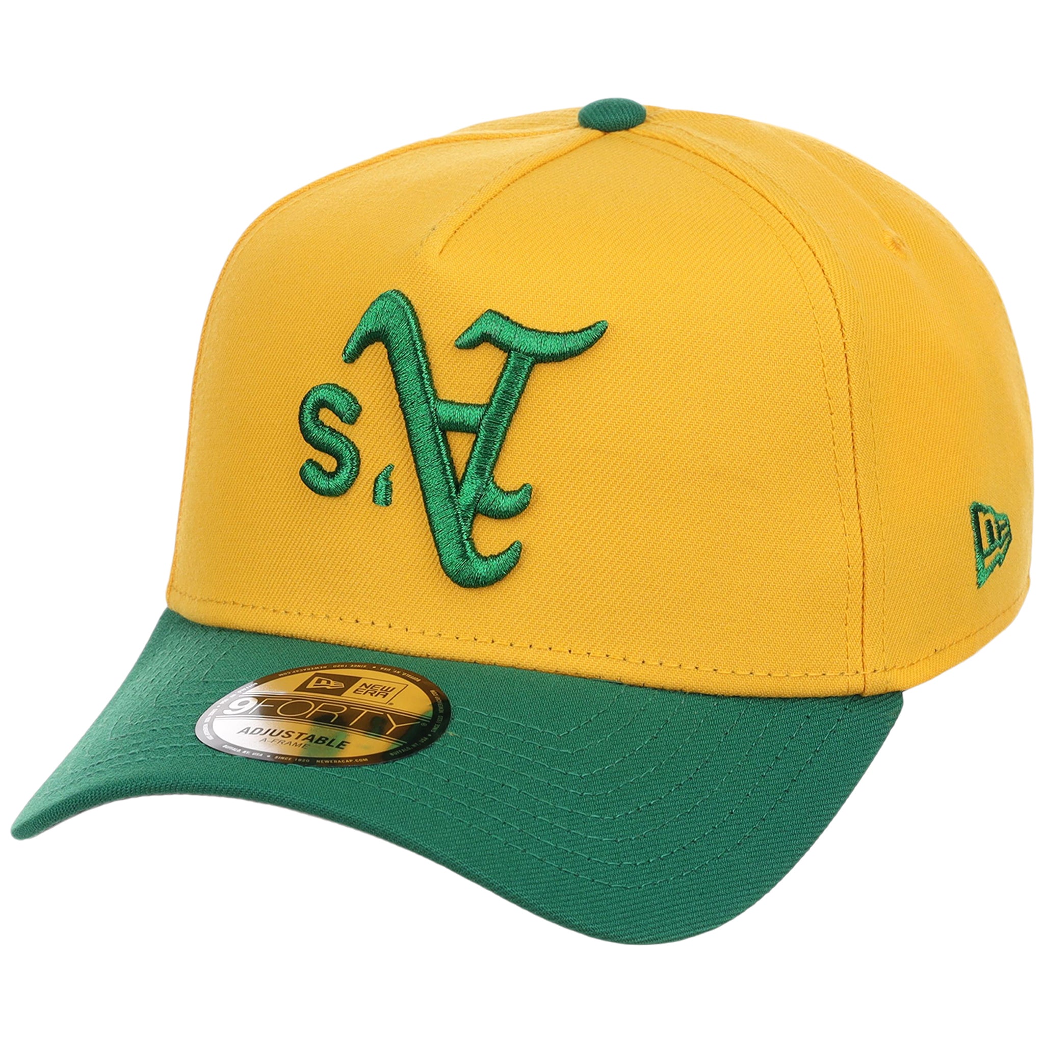 Oakland Athletics MLB Flipmode 2.0 New Era 9FORTY A-Frame (Yellow/Green/Gray)