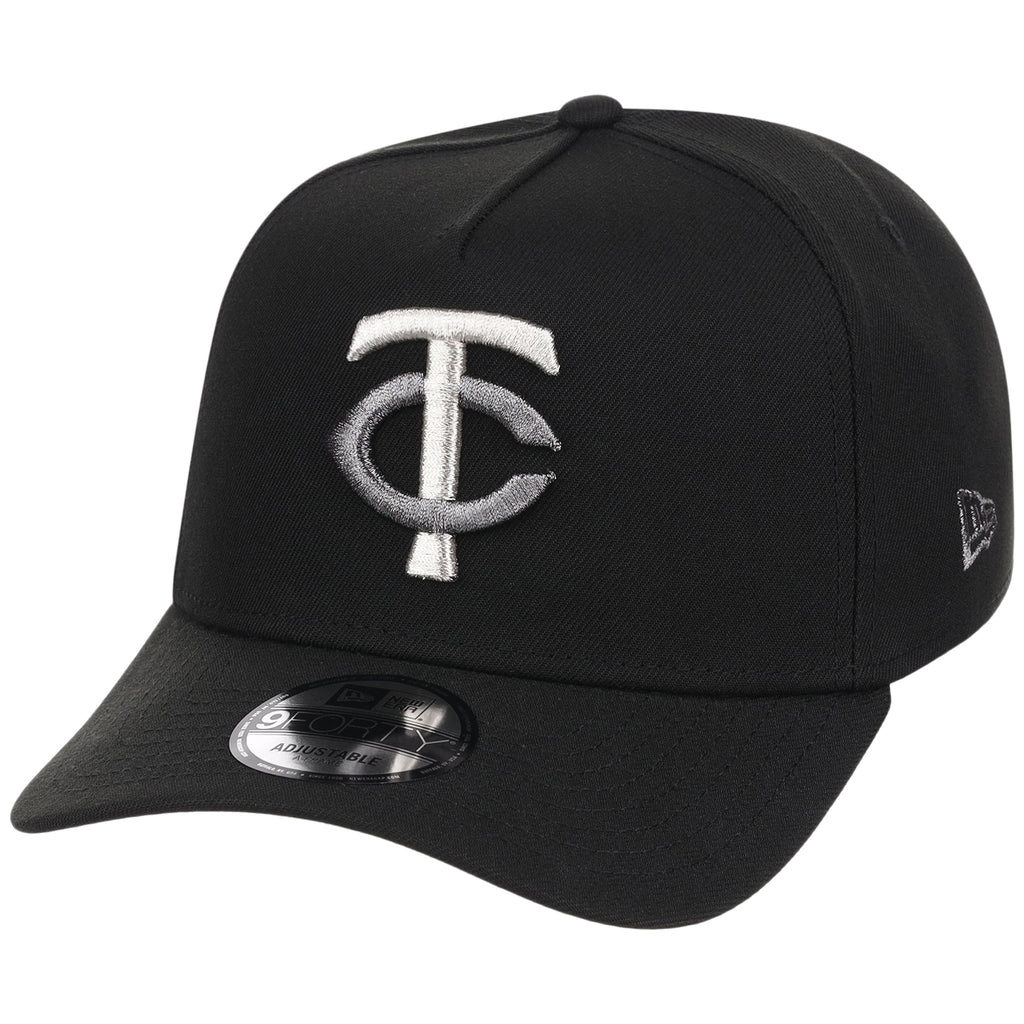 Minnesota Twins MLB Liquid Titanium New Era 9FORTY A-Frame