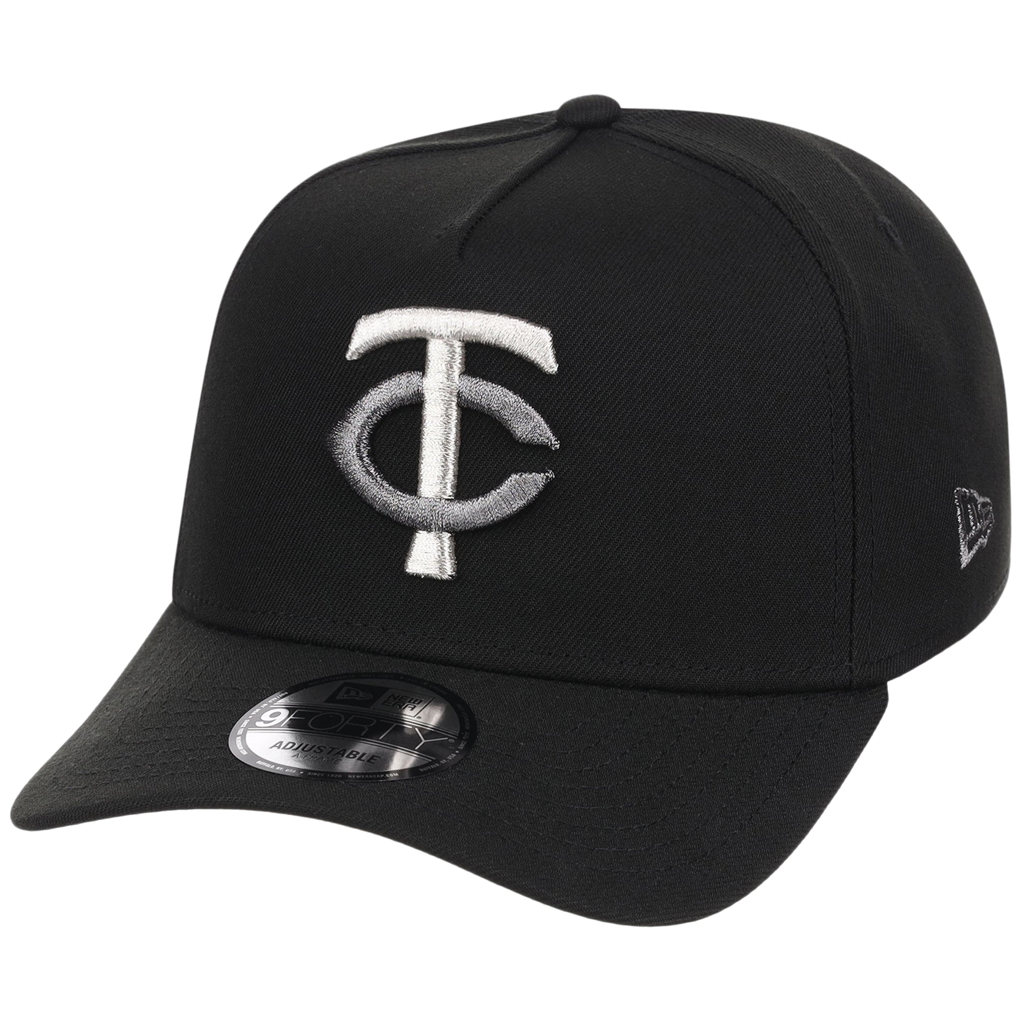 Minnesota Twins MLB Liquid Titanium New Era 9FORTY A-Frame