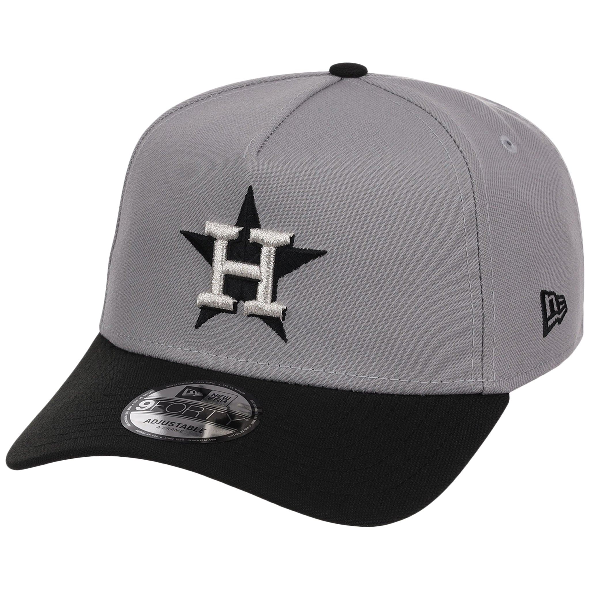 Houston Astros MLB Gray x Black FASHION CORE New Era 9FORTY A-Frame