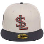 Salt Lake City Bees MLB Cream x Graphite New Era 59FIFTY – 5