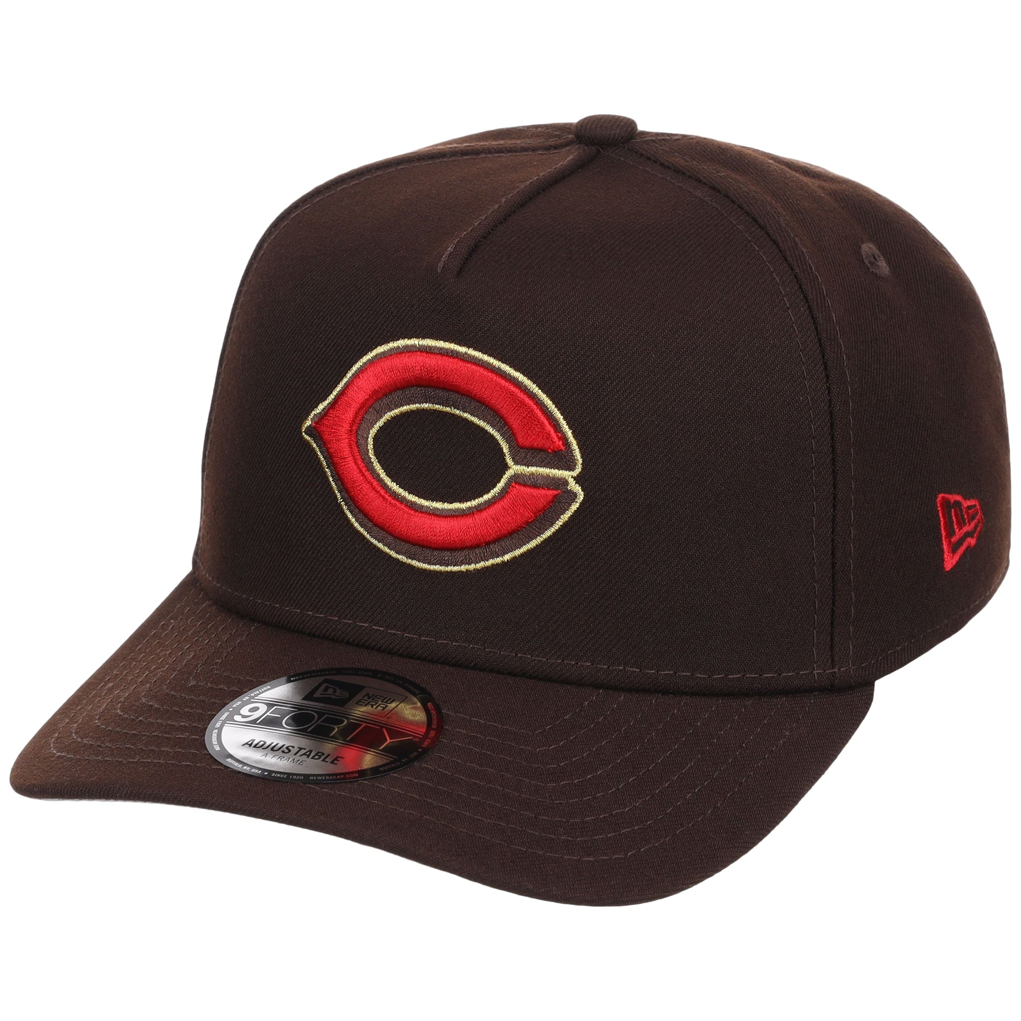 Cincinnati Reds MLB Burnt Wood FASHION CORE New Era 9FORTY A-Frame