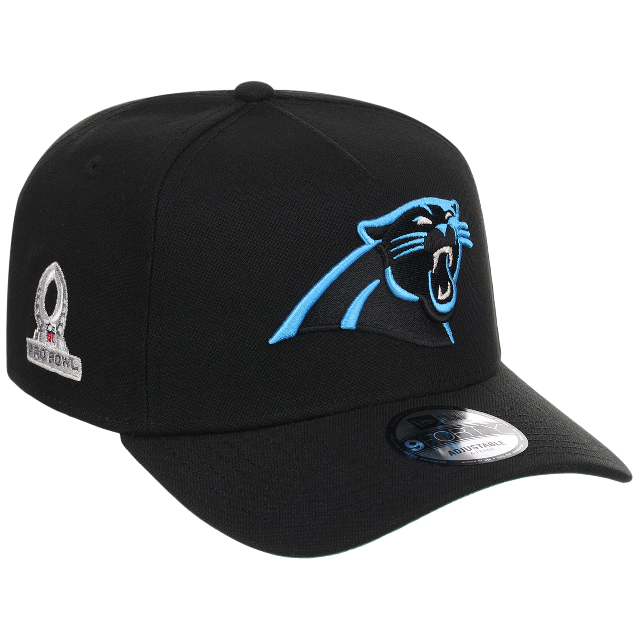 Carolina Panthers NFL Black Dome New Era 9FORTY A-Frame