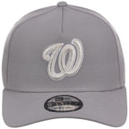 Washington Nationals MLB Gray x White FASHION CORE New Era 9FORTY A-Frame