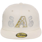 Arizona Diamondbacks Phoenix Crown the City New Era 59FIFTY (Chrome/Chrome)