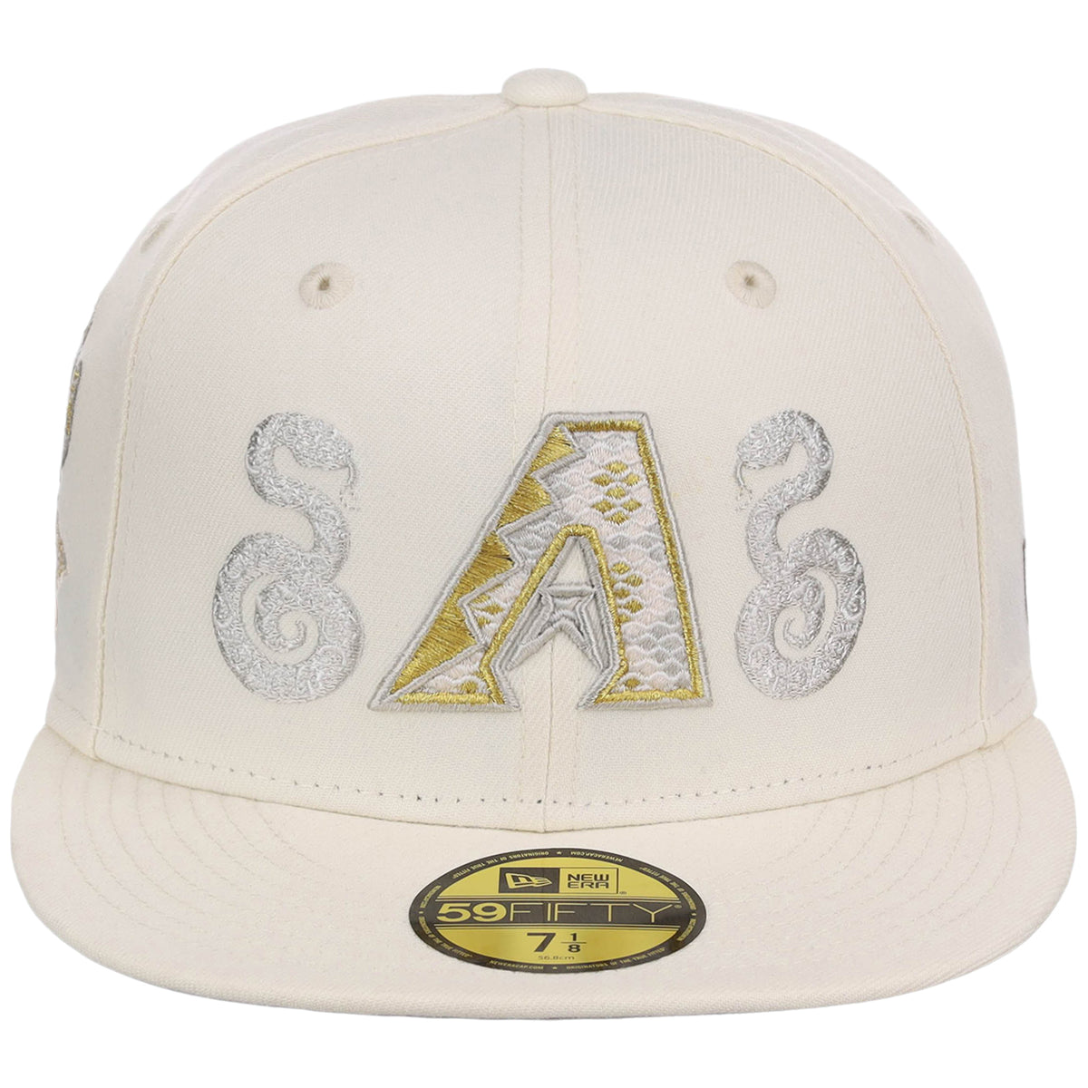 Arizona Diamondbacks Phoenix Crown the City New Era 59FIFTY (Chrome/Chrome)