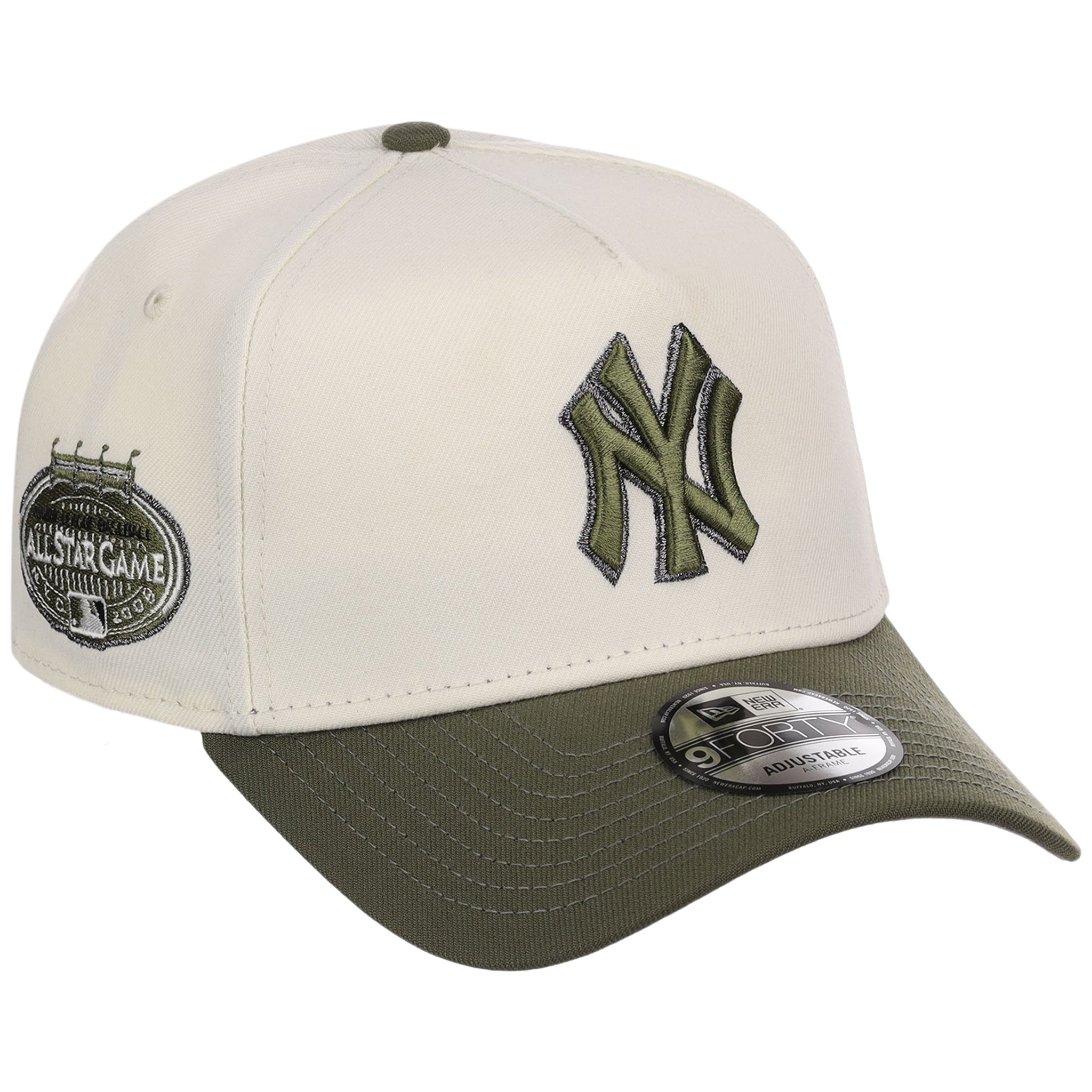 New York Yankees MLB Chrome Olive New Era 9FORTY