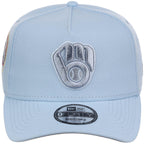 Milwaukee Brewers MLB Glacial Blue New Era 9FORTY A-Frame