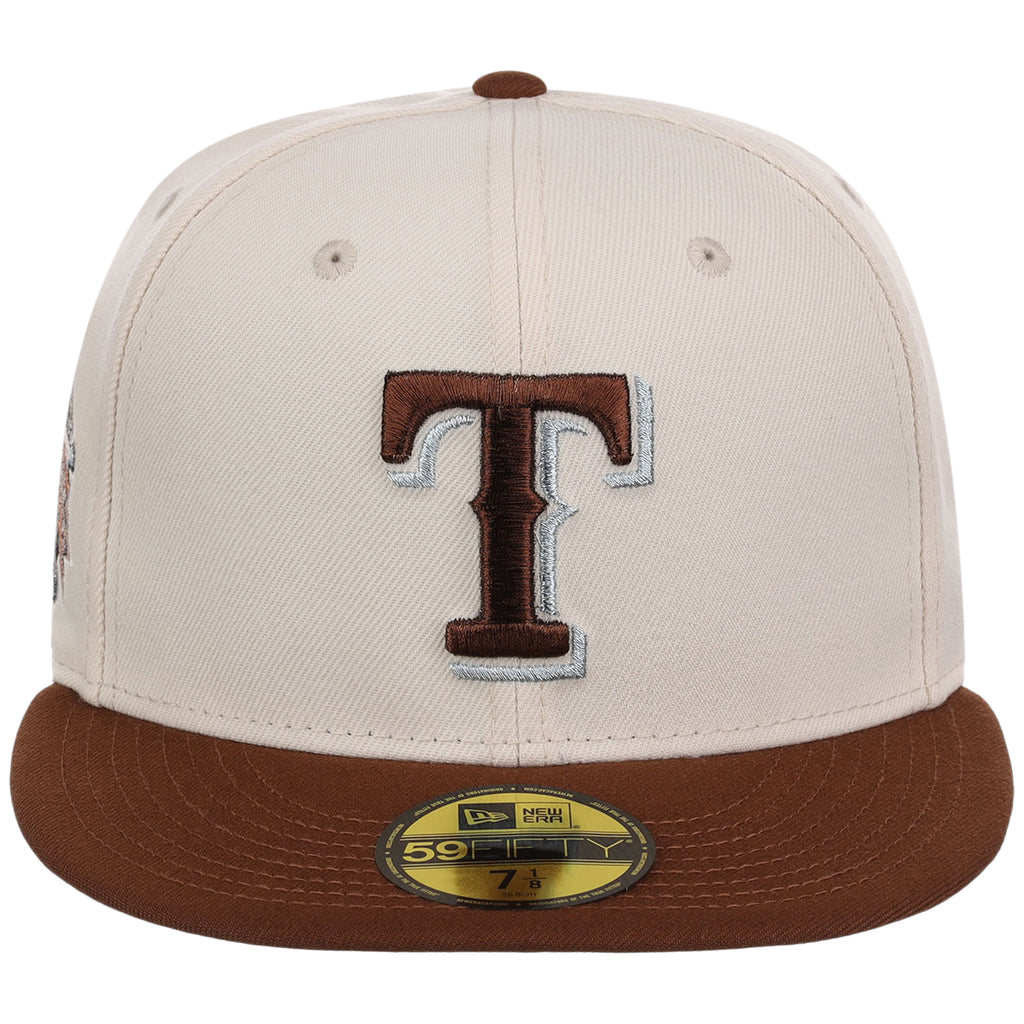 Texas Rangers MLB Auburn Cream New Era 59FIFTY