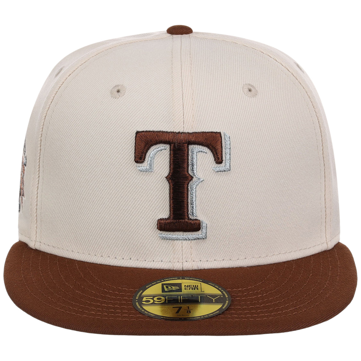 Texas Rangers MLB Auburn Cream New Era 59FIFTY