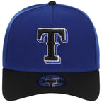 Texas Rangers MLB Royal x Black FASHION CORE New Era 9FORTY A-Frame