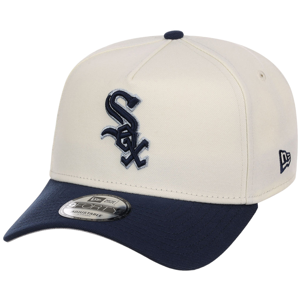 Chicago White Sox MLB Chrome x Navy FASHION CORE New Era 9FORTY A-Frame