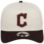 Cleveland Guardians MLB Chrome x Burnt Wood FASHION CORE New Era 9FORTY A-Frame