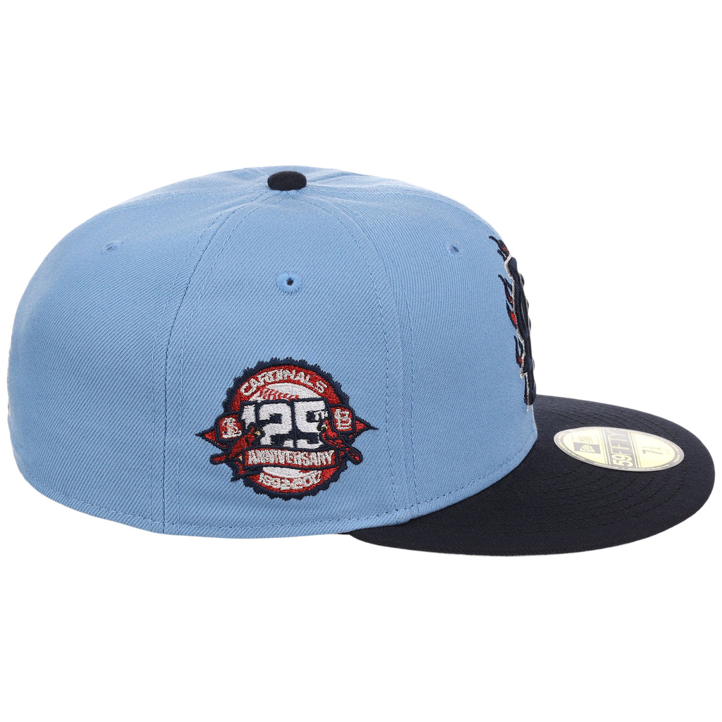 St. Louis Cardinals MLB Playing with Fire New Era 59FIFTY (Sky/Navy)