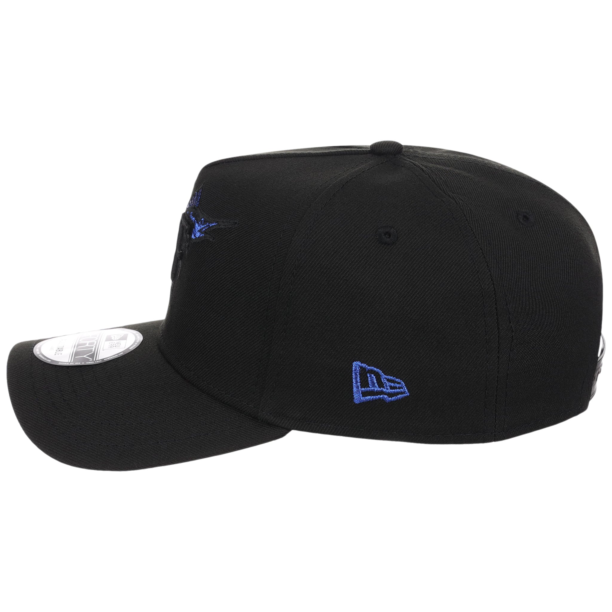 Miami Marlins MLB Black x Royal FASHION CORE New Era 9FORTY A-Frame