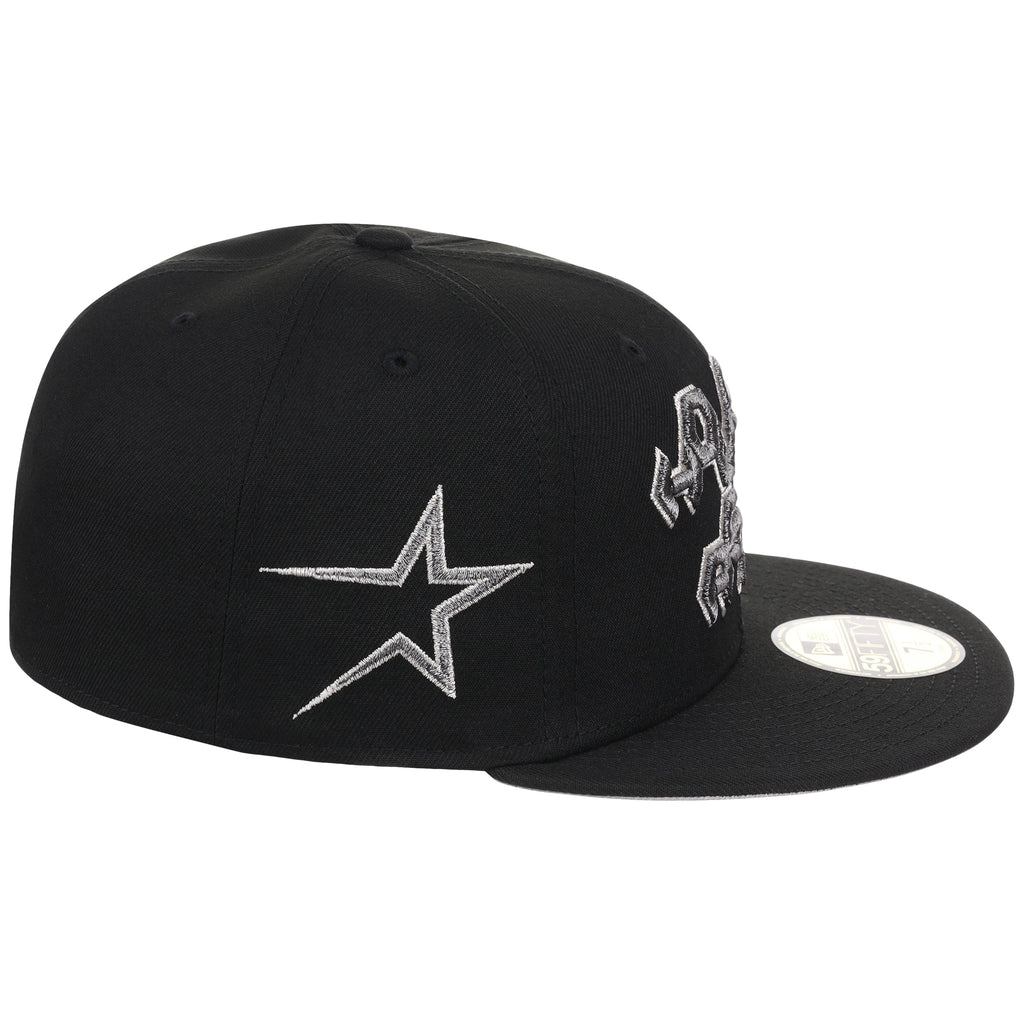 Houston Astros MLB Friday Flux New Era 59FIFTY - Black/Black