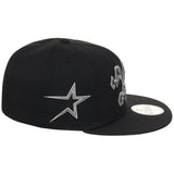 Houston Astros MLB Friday Flux New Era 59FIFTY - Black/Black
