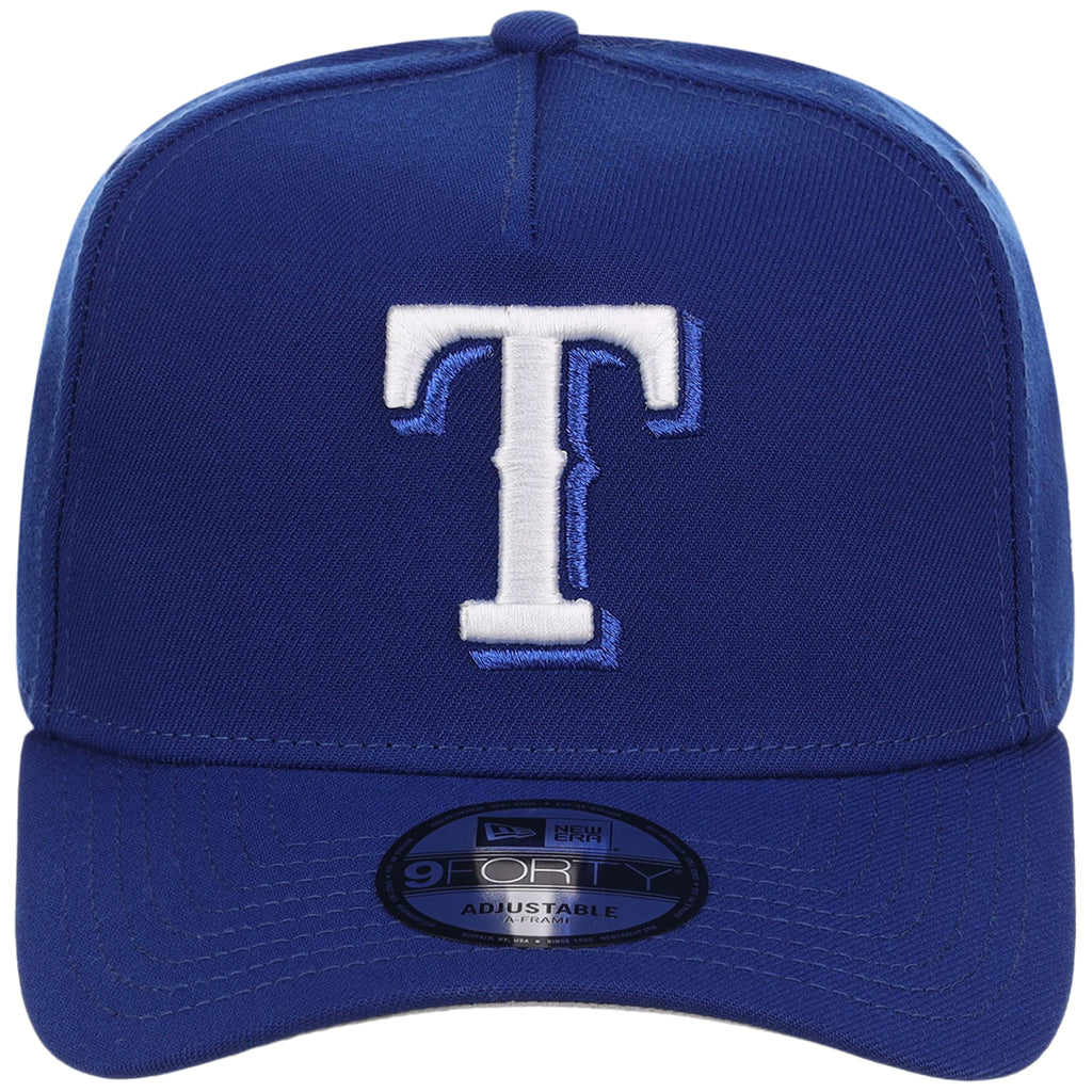 Texas Rangers MLB Royal Blue FASHION CORE New Era 9FORTY A-Frame
