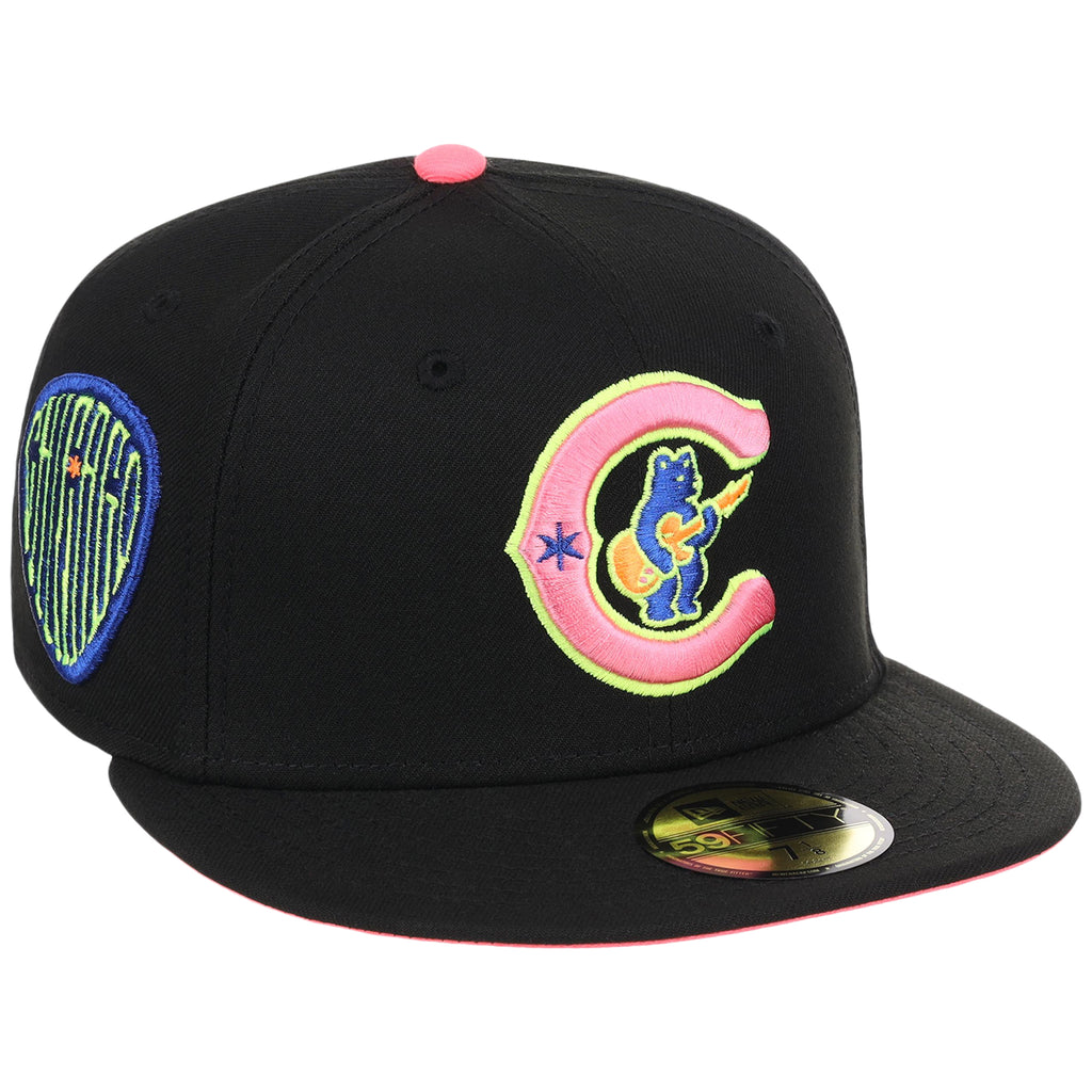 Chicago Cubs MLB Main Stage Black Neon New Era 59FIFTY