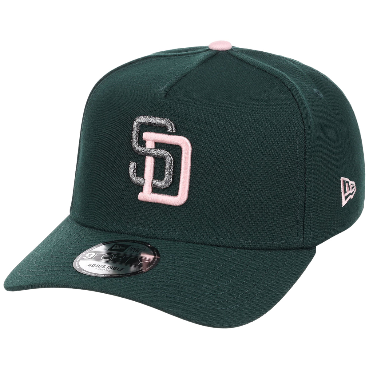 San Diego Padres MLB Emerald Bloom New Era 9FORTY A-Frame