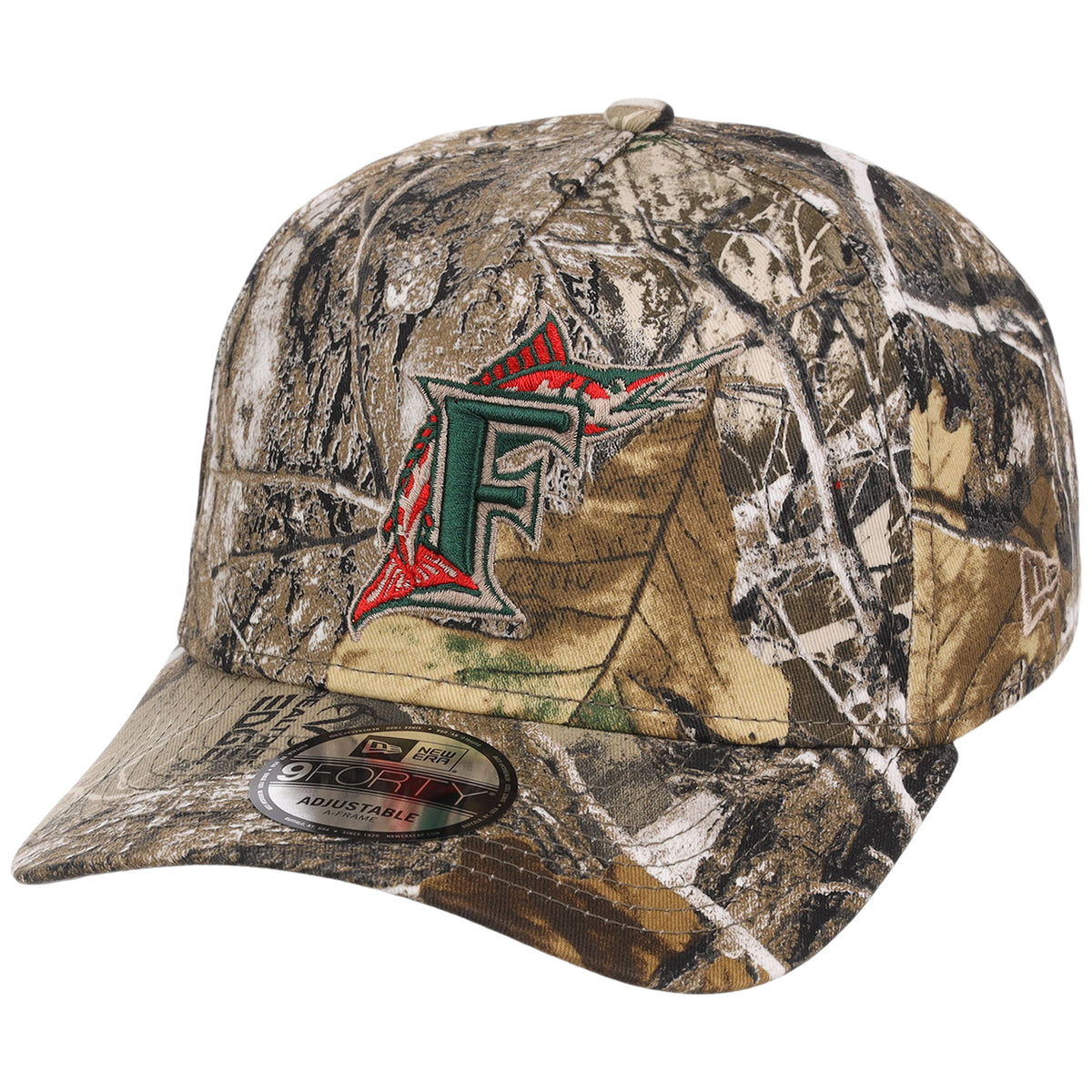 Miami Marlins MLB Realtree FASHION CORE New Era 9FORTY A-Frame
