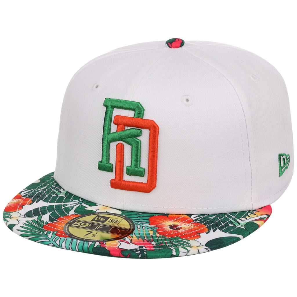 Crown the Country: Dominican Republic New Era 59FIFTY (White/Floral)