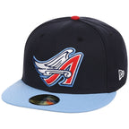 Anaheim Angels MLB Cooperstown Authentic Collection New Era 59FIFTY (Navy/Sky)