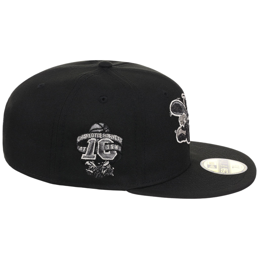 Charlotte Hornets NBA Liquid Titanium New Era 59FIFTY