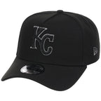 Kansas City Royals MLB Black x Pewter FASHION CORE New Era 9FORTY A-Frame