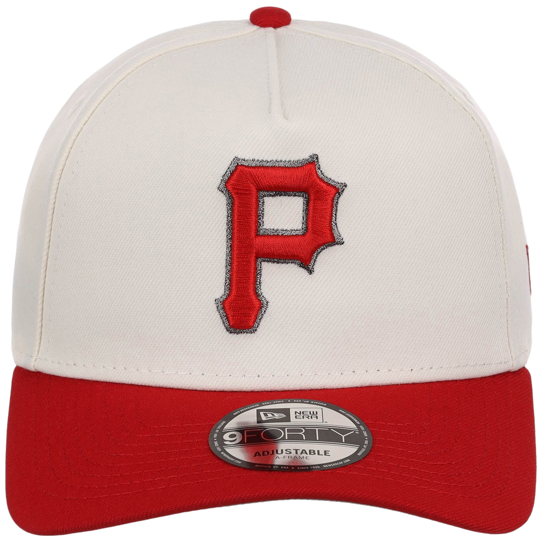Pittsburgh Pirates MLB Chrome x Red FASHION CORE New Era 9FORTY A-Frame