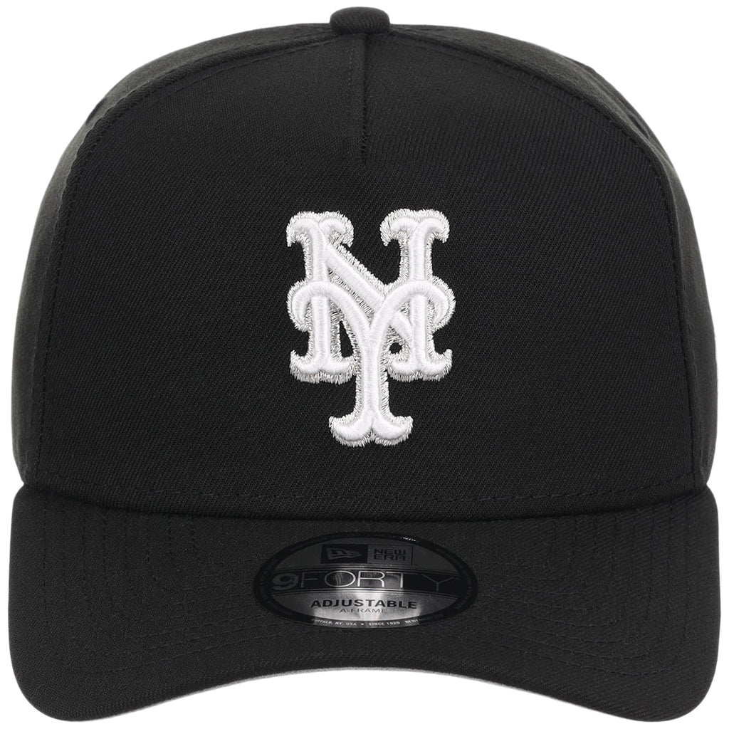 New York Mets MLB Black x White FASHION CORE New Era 9FORTY A-Frame