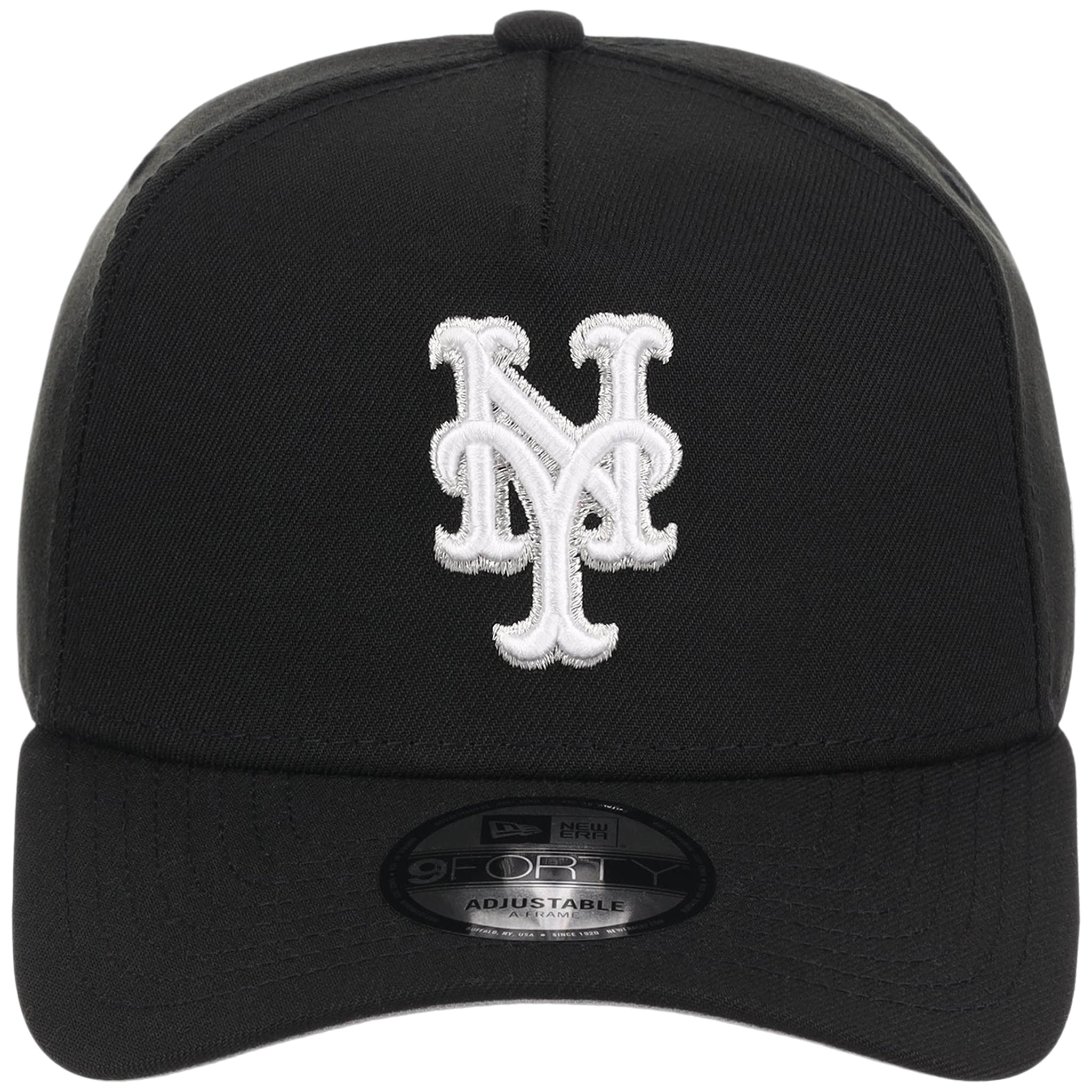 New York Mets MLB Black x White FASHION CORE New Era 9FORTY A-Frame