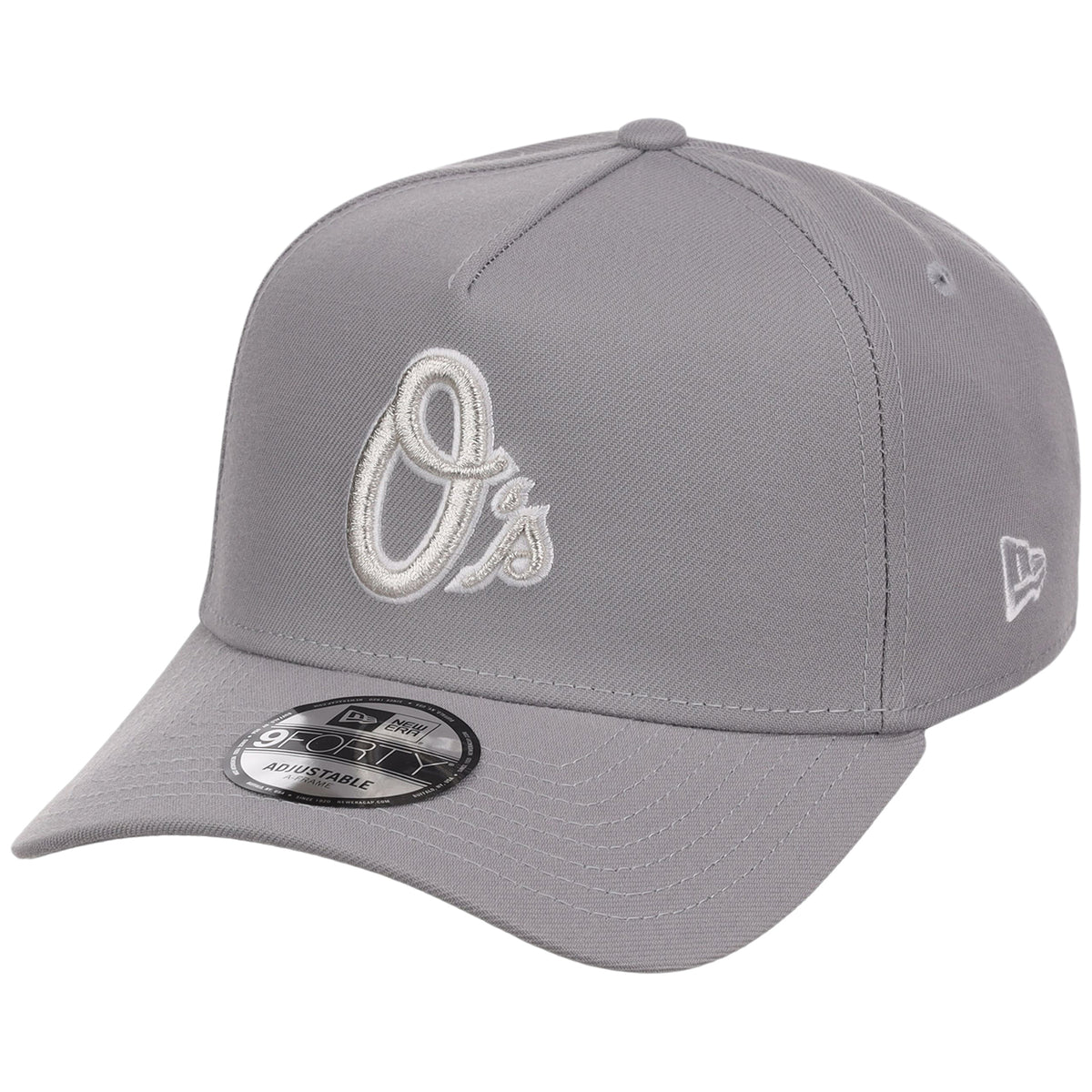 Baltimore Orioles MLB Gray x White FASHION CORE New Era 9FORTY A-Frame