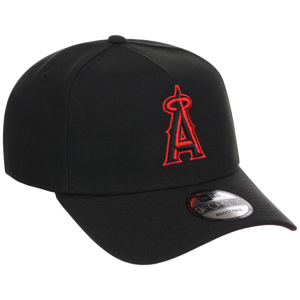 Anaheim Angels MLB Black x Red FASHION CORE New Era 9FORTY A-Frame
