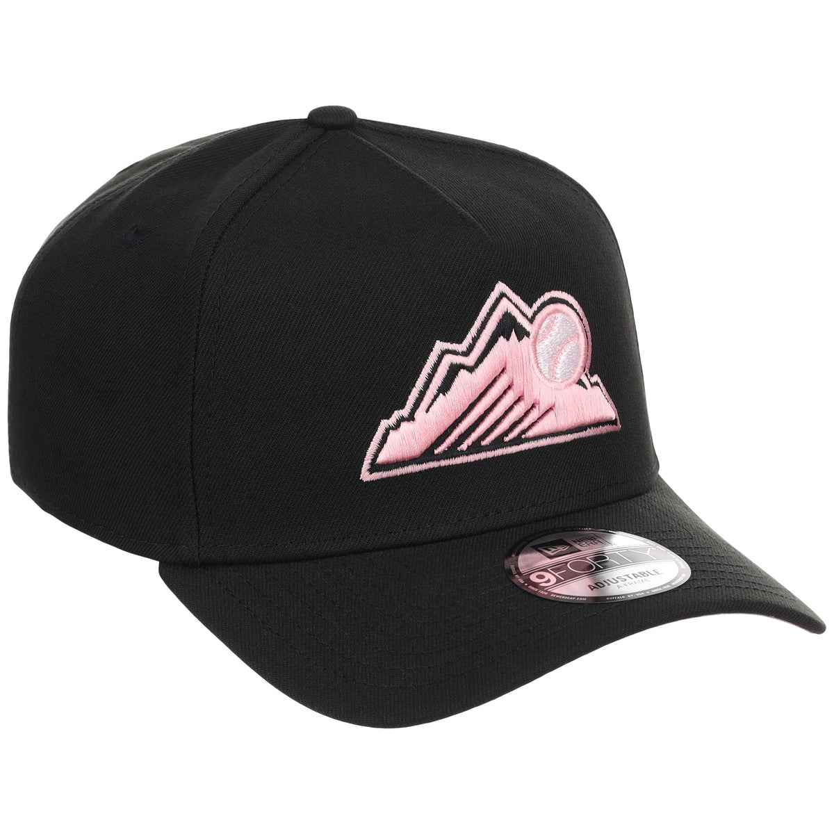 Colorado Rockies MLB Black x Pink FASHION CORE New Era 9FORTY A-Frame