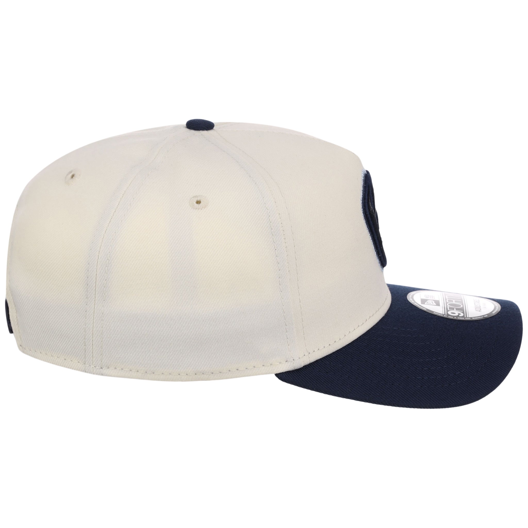 Milwaukee Brewers MLB Chrome x Navy FASHION CORE New Era 9FORTY A-Frame