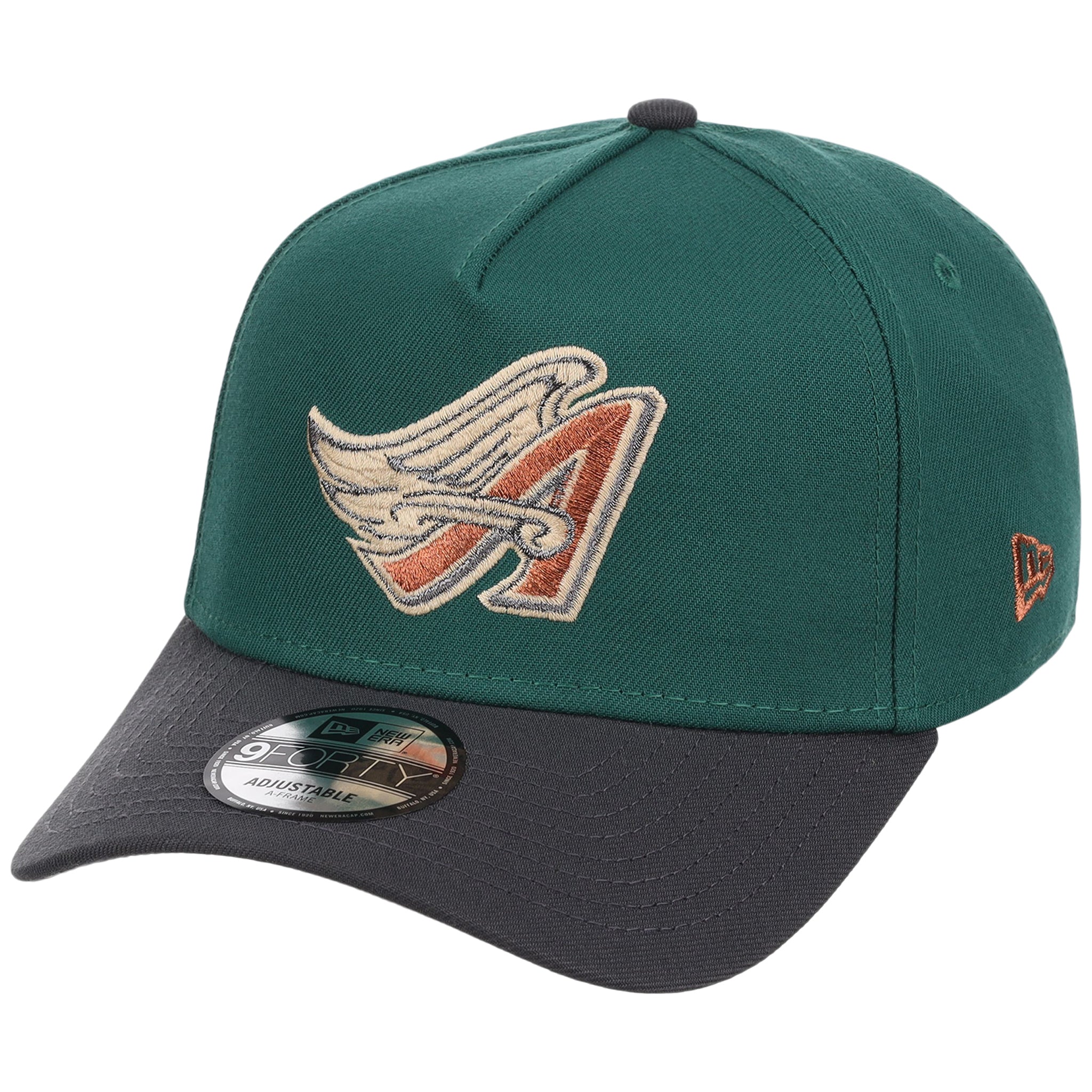 Anaheim Angels MLB Emerald Graphite New Era 9FORTY