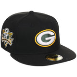Green Bay Packers NFL Black Dome New Era 59FIFTY